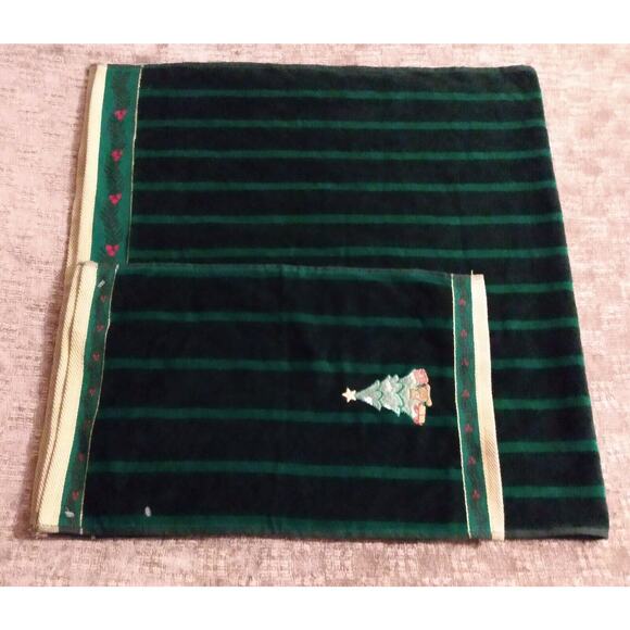 VTG Towels Bath Hand Washcloth Lot of 3 NOS Linens n Things Embroidered Holiday - Picture 1 of 16